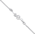 Sterling Silver Snake Ladies Bracelet
