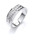 18ct White Gold 0.50ctw Diamond Half Eternity Ring