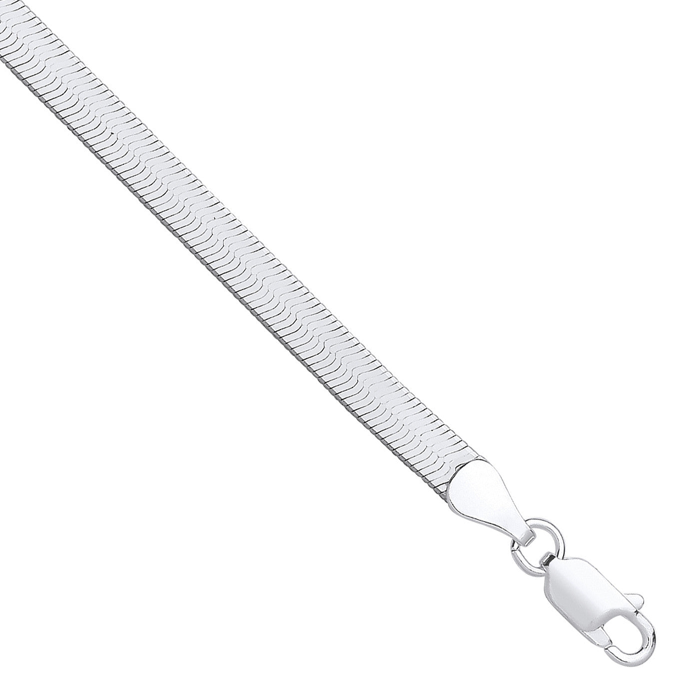 Sterling Silver 4.5mm Herringbone Chain