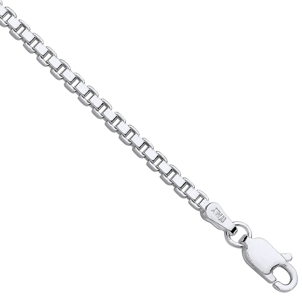 Sterling Silver 2.5mm Box Chain