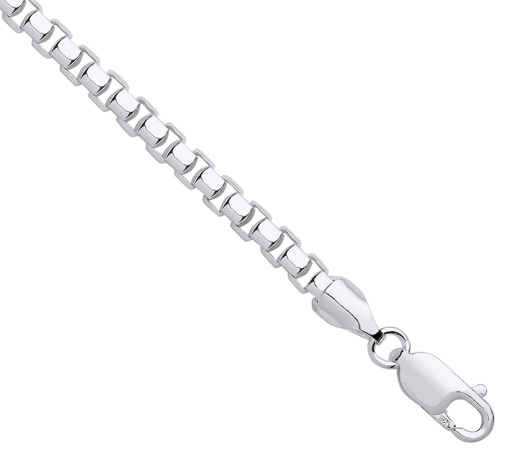 Sterling Silver 4mm Box Chain