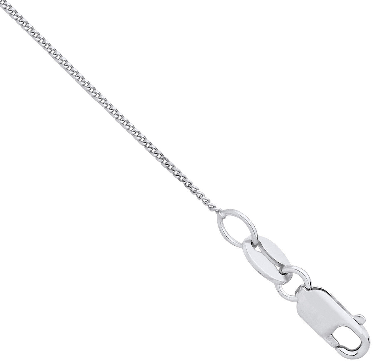 Platinum 0.8mm Curb Chain