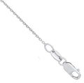 Platinum 1.0mm Rolo Chain