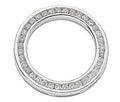 18ct White Gold 0.45ct Diamond Circle Pendant