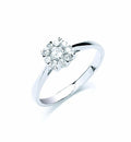 18ct White Gold 0.33ct Illusion Set Diamond Ring