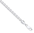 Sterling Silver 4.9mm Cage Gents Bracelet