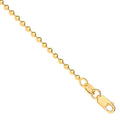 9ct Yellow Gold 2.0mm Beads Chain