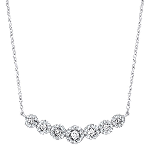 18ct White Gold Necklace 0.50ctw