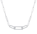 9ct White Gold 0.35ctw Necklace