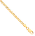 14ct Yellow Gold Hollow Flat Anchor 2.4mm Chain