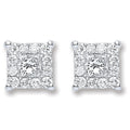 18ct White Gold 0.50ct Dia Stud Earrings