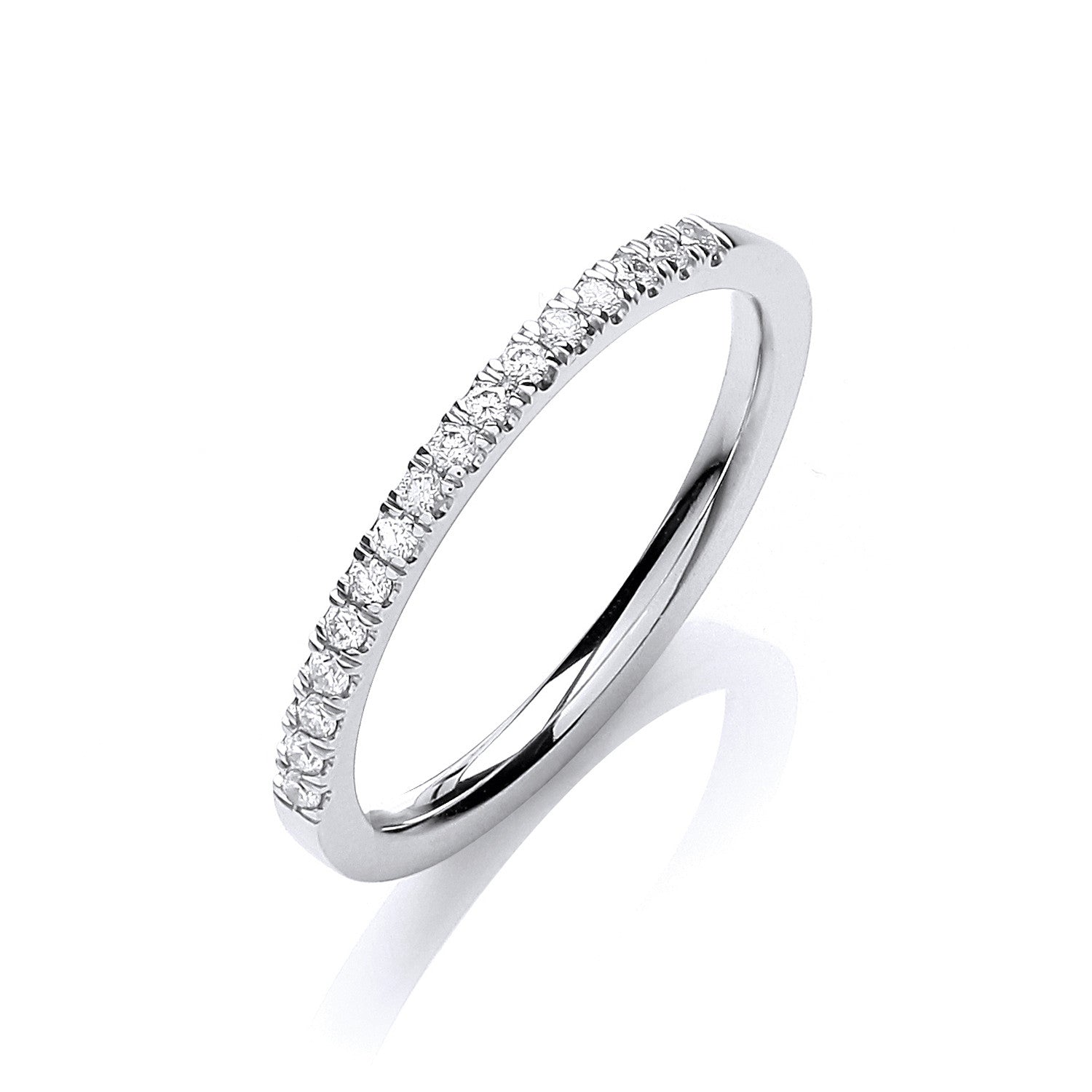 18ct White Gold 0.12ct Ring
