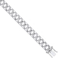 Sterling Silver 8mm Fancy Link Kids Bracelet