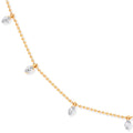 18ct Yellow Gold 0.50ctw Diamond Set (18in/45cm) Chain