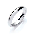 Sterling Silver 3mm Court Shape Plain Band